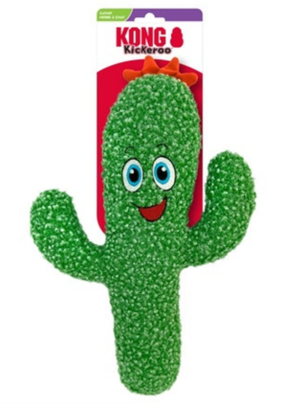 NWT ~ KONG's Kickeroo Oversized Cactus Cat Toy with Catnip & Crinkle